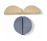 Luxe aluminium zink houten deurknop handgreep trek hardware meubels kast