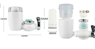 10 inch transparante plastic waterfilter behuizing gebruikt in commerciële waterreiniger
