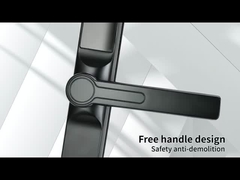 Smal zijde gebroken brug intelligent slot, zink legering materiaal, scherm venster, kort handvat 3.0, de