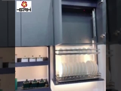 Groothandel Huishoudelijke artikelen Verticale lift Keukenkasten Fruit & Vegetables Lifting Basket Automatisch