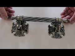 Europese eenvoudige atmosferische kistgrepen Cross Edge Decoratieve bloemenset