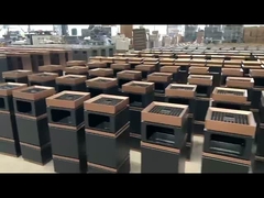 Buitenruimte 27L recycling vuilnisbak met metaal vuilnisbak