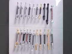 Antieke Chrome Craft Pull Handle Aluminium En SUS Luxe Decor Groot Hotel Solid Hout Door Handle