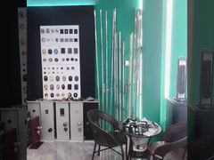 Van dichterbij bekeken: deurkrukslot van zink- en aluminiumlegering, platte open deur voor huis