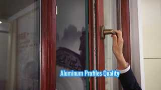 Op maat gemaakte brugdeuren en ramen van aluminiumlegering, geluidsisolatie, warmte-isolatie, schuifw