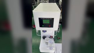 Blikjessluitmachine, melktheewinkel commerciële semi-automatische sluitmachine, PET-flessenblikjesafdichting