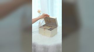 Grensoverschrijdende directe levering sieradendoos, groot, licht, luxueus, high-end, meerlaags, grote capaciteit