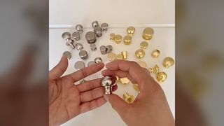 Goud en zilver enkelgats handgreep lichte luxe kastdeur moderne eenvoudige garderobekast Noord Eu