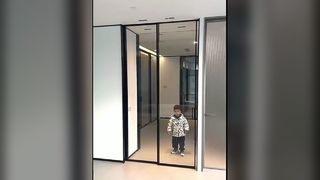 GRH titanium magnesium aluminium keuken balkonschuifdeur extreem smalle rand drie linka