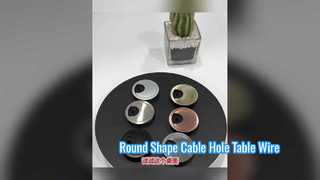 Ronde vorm Kabelgat Tafel Draadafdekking Doos Zinklegering Meubilair Kantoorcomputer Bureau Draadkabel Gro