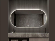 Smart Speaker Badkamer Hotel Volledige douche Led verlicht Spiegel Wand Hangende rechthoek