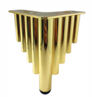 Aflevering met korting 0,25 kg per bank Metalen bloemenbenen Meubelen Gouden metalen benen Voor meubels