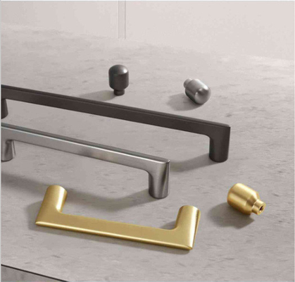Kasten laden trekhandgreep vierkant 8x8mm zink legering handgreep unieke luxe moderne keukenkasten handgrepen en knoppen