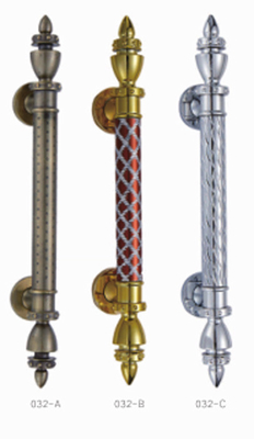 Antieke Chrome Craft Pull Handle Aluminium En SUS Luxe Decor Groot Hotel Solid Hout Door Handle