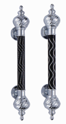 Antieke Chrome Craft Pull Handle Aluminium En SUS Luxe Decor Groot Hotel Solid Hout Door Handle
