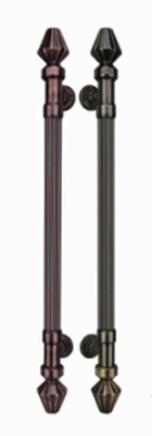 Antieke Chrome Craft Pull Handle Aluminium En SUS Luxe Decor Groot Hotel Solid Hout Door Handle