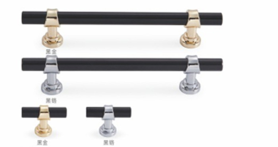 Nieuwe kleur Zink en aluminium legering trekken Keukenkasten deurgrepen Kasten laden greep trek meubelgrepen