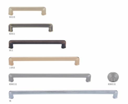 Zink legering Keukenkasten Hardware Dresser laken Handvaten Kastenhandvaten trekken