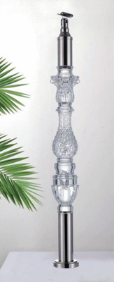 Acrylic Crystal Baluster Duidelijke Transparantie Handgreil Op maat gemaakte grootte Luxe goud Decoratief Acrylische Stai