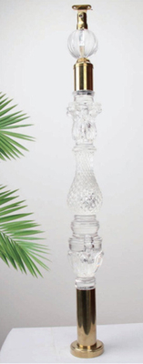 Acrylic Crystal Baluster Duidelijke Transparantie Handgreil Op maat gemaakte grootte Luxe goud Decoratief Acrylische Stai