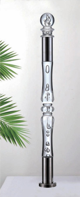 Acrylische trappengraaf mooie kristal handrail voor trappen