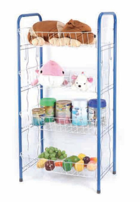 4 Tier Standing Type Keuken Diner Plaat Schotel Rack Schotel Drogen Rack Plaat Rack Met U Net Vorm Onvouwbare mand