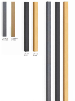 Aluminium kast handvat Matt Ccm Blm Z-zwart Abg Ab Matt Rozen goud