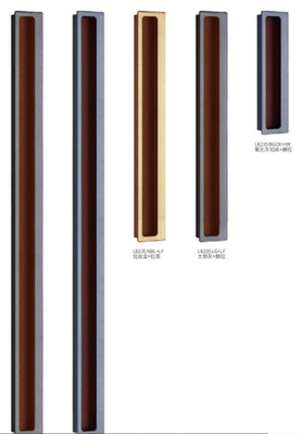 Solid aluminium legering ingebouwde meubelkast kast handvat voor huisversiering L 150mm x W34.5mm x D 18.4m