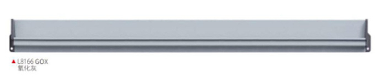 Solid aluminium legering ingebouwde meubelkast kast handvat voor huisversiering L 150mm x W34.5mm x D 18.4m