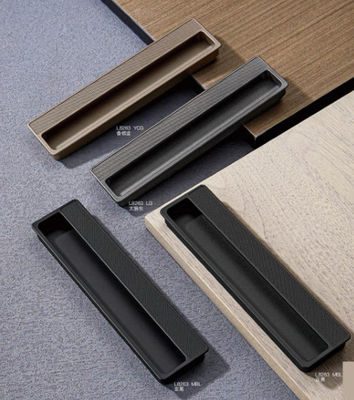 Warm verkoop grote Zink legering zwart industriële verborgen ingebroken kast Handle voor gereedschapskist