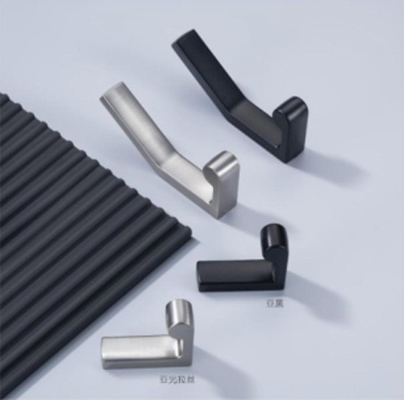 Metalen haak voor woonkamer badkamer met een enkele haak met een aluminium haak