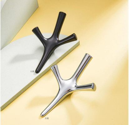 Heavy Duty Double Prong Coat Hooks Muur gemonteerd met 56 schroeven Retro Double Hooks Utility Hooks voor jas Schal Tas Handdoek