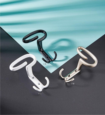 Heavy Duty Double Prong Coat Hooks Muur gemonteerd met 56 schroeven Retro Double Hooks Utility Hooks voor jas Schal Tas Handdoek