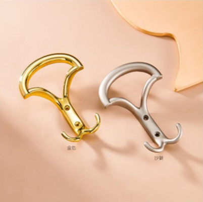 Heavy Duty Double Prong Coat Hooks Muur gemonteerd met 56 schroeven Retro Double Hooks Utility Hooks voor jas Schal Tas Handdoek