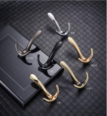 Europese dubbele stof jas haken metalen haken moderne kleding haken voor slaapkamer
