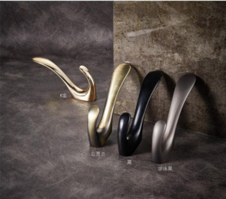 Europese dubbele stof jas haken metalen haken moderne kleding haken voor slaapkamer