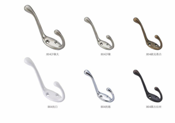 Europese dubbele stof jas haken metalen haken moderne kleding haken voor slaapkamer