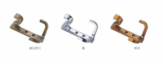 Europese dubbele stof jas haken metalen haken moderne kleding haken voor slaapkamer