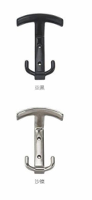 Europese dubbele stof jas haken metalen haken moderne kleding haken voor slaapkamer