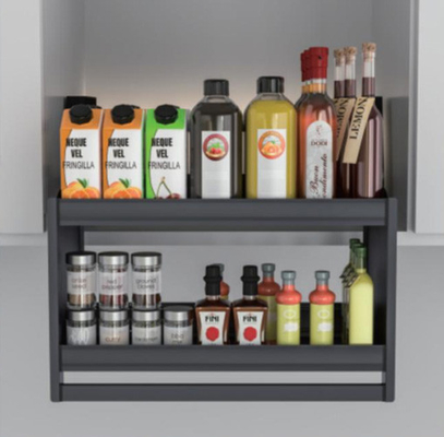 600 mm-1000 mm Pantry Storage Organiser Plate Dish Rack Lift System Lift Basket Keuken Verborgen in kast Trekkende doos