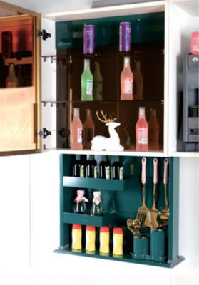 600 mm-1000 mm Pantry Storage Organiser Plate Dish Rack Lift System Lift Basket Keuken Verborgen in kast Trekkende doos