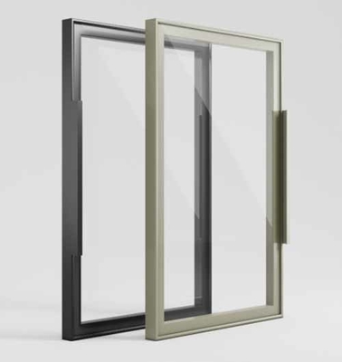 Gevels Thermal Break Aluminium Vensters Van vloer tot plafond Vensters Bay Casement Vensters