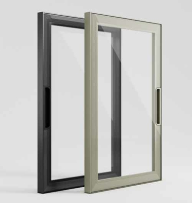 Gevels Thermal Break Aluminium Vensters Van vloer tot plafond Vensters Bay Casement Vensters