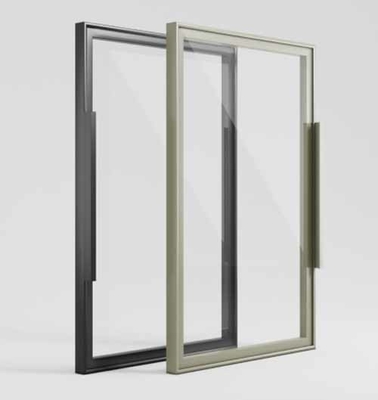 Gevels Thermal Break Aluminium Vensters Van vloer tot plafond Vensters Bay Casement Vensters