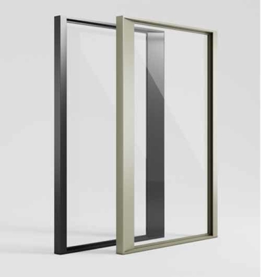 Gevels Thermal Break Aluminium Vensters Van vloer tot plafond Vensters Bay Casement Vensters