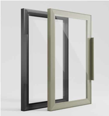 Gevels Thermal Break Aluminium Vensters Van vloer tot plafond Vensters Bay Casement Vensters
