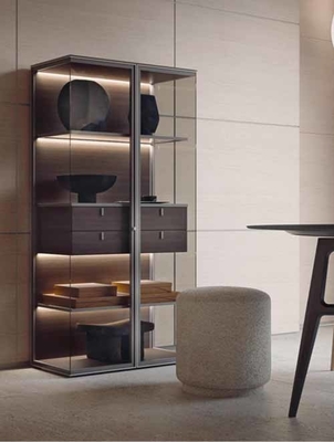 Moderne design Aluminium Profiel Kledingkast Glas deur Frame Aluminium Glas Deur Frame