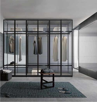 Moderne design Aluminium Profiel Kledingkast Glas deur Frame Aluminium Glas Deur Frame