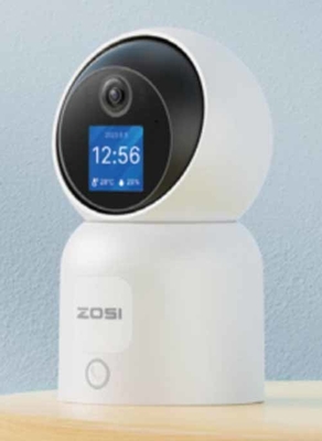 Hoogwaardige 5 inch draadloze slimme video baby monitor met nachtzicht 2-Way Audio Pan Tilt Zoom ingebouwde temperatuur sensor
