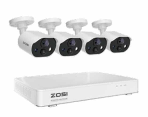 4ch 8ch wifi camera systeem 3mp kits draadloze ip camera beveiliging
